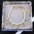 18K Dior Pearl Bracelet