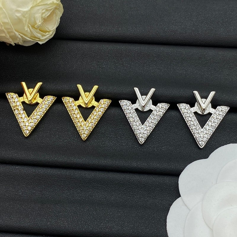 18K Valentino Garavani Vlogo Diamond Earrings
