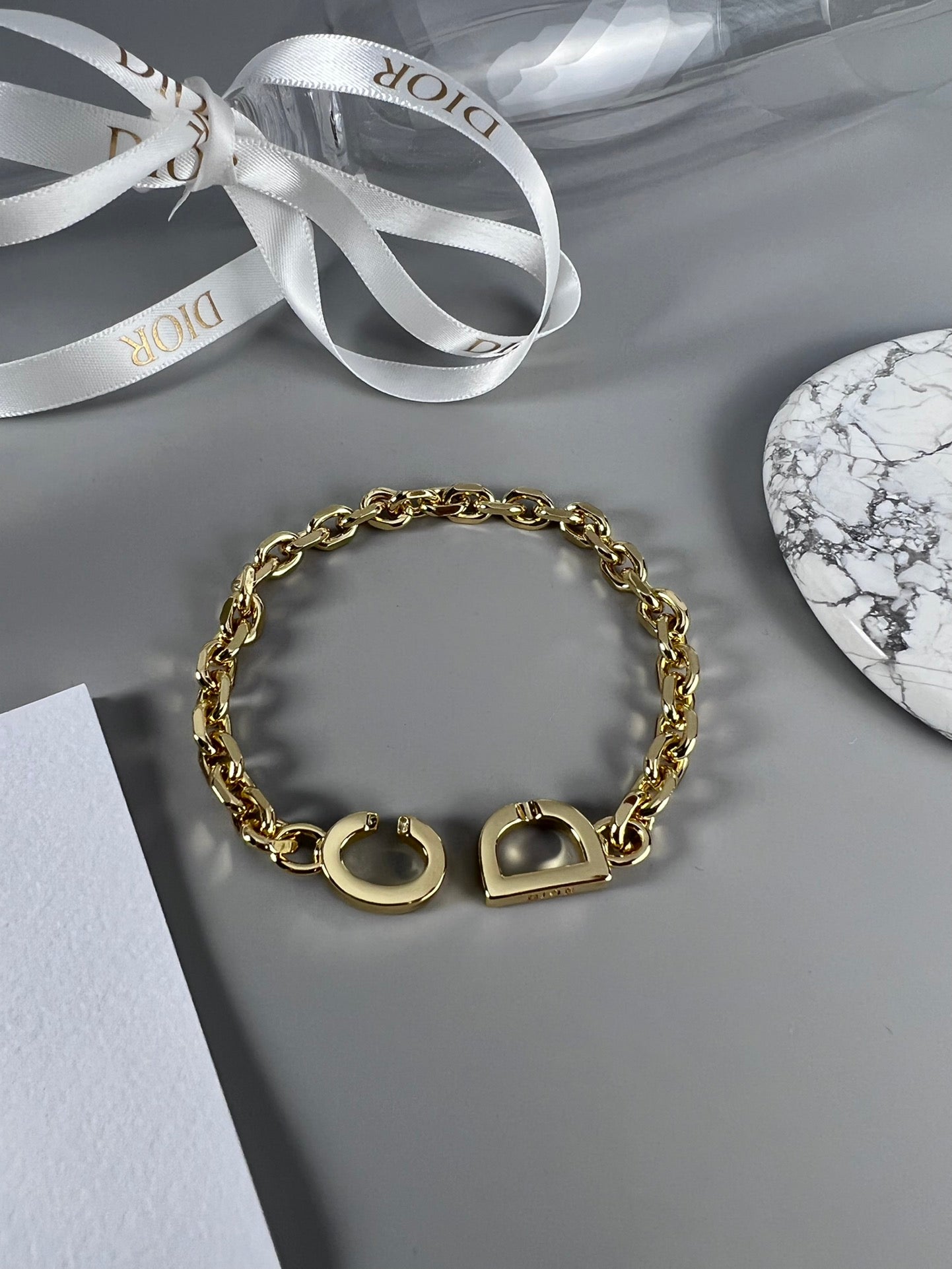 18K Dior Lock Bracelet