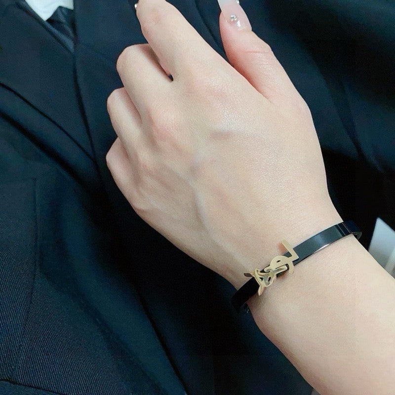 18K YSL Black Gold Bracelet