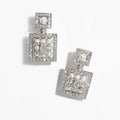 18K Chanel Diamond Pearl Perfume Earrings