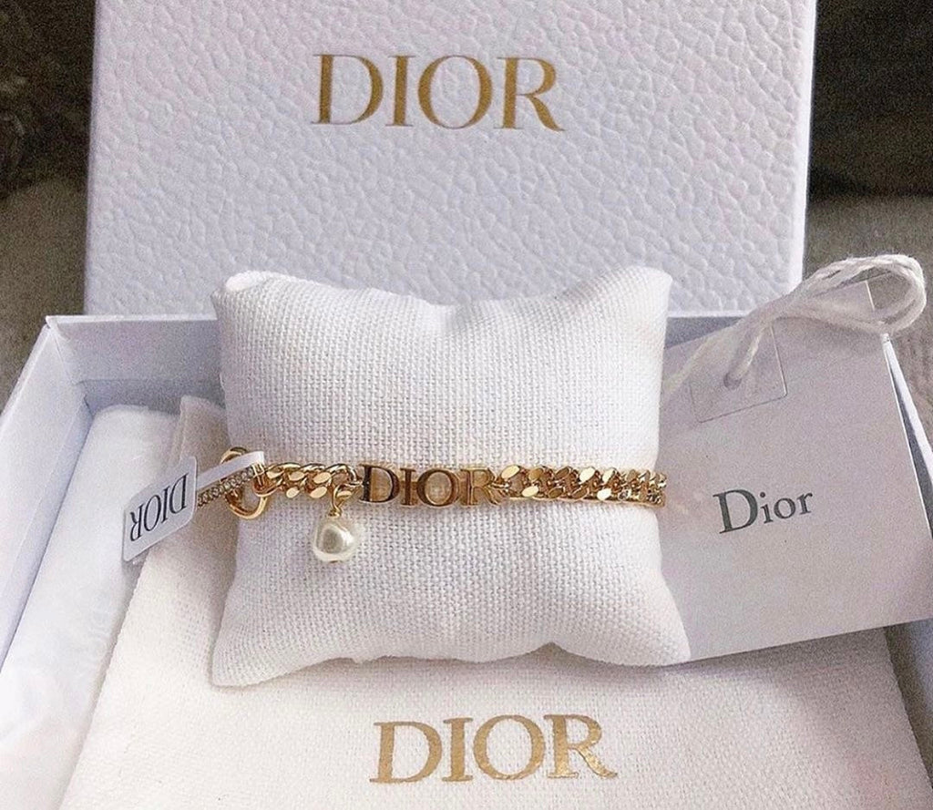 18K Dior Revolution Logo Bracelet
