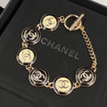 18K Chanel Black & White Resin Chain Bracelet