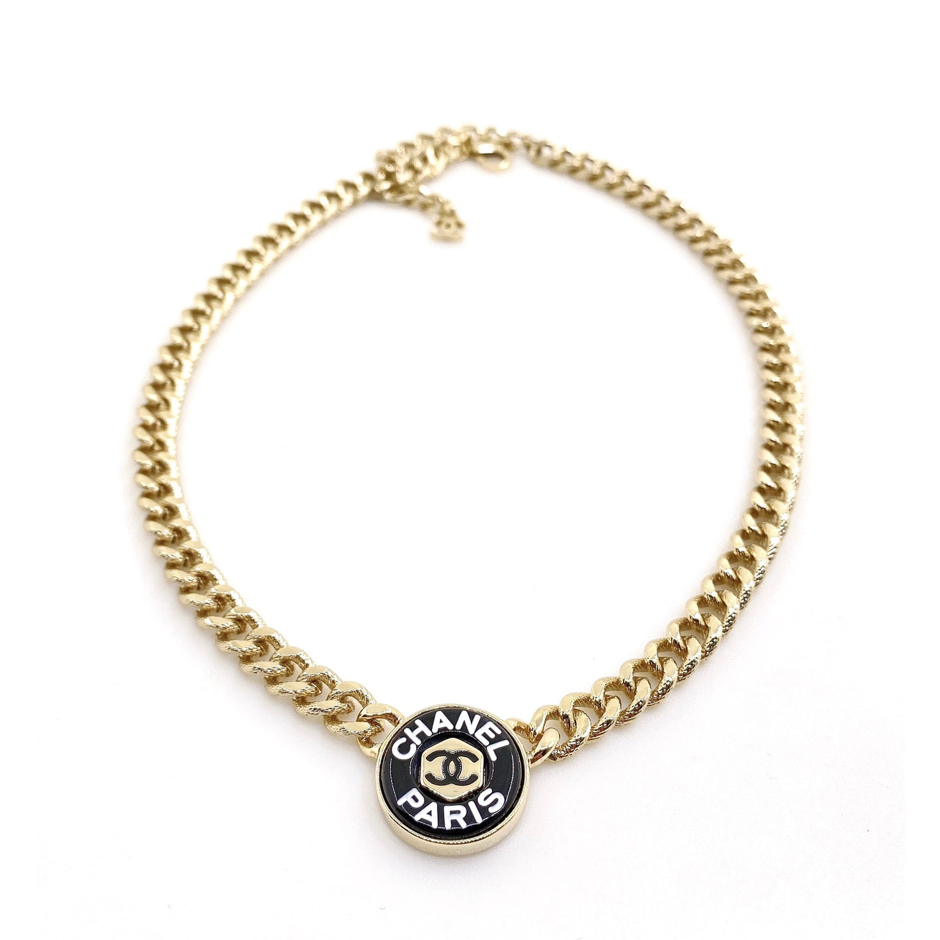 18K Chanel Paris Choker Necklace
