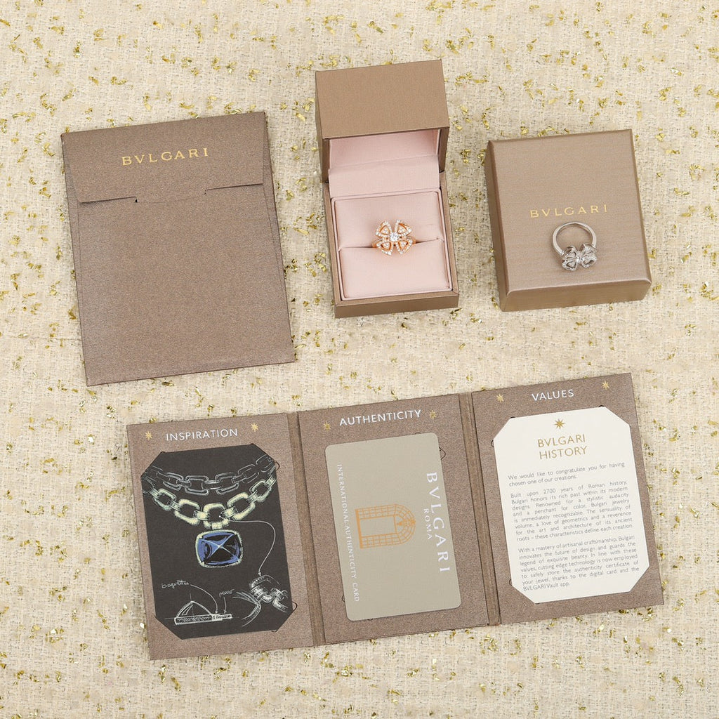 18K BVLGARI BV Fiorever Ring
