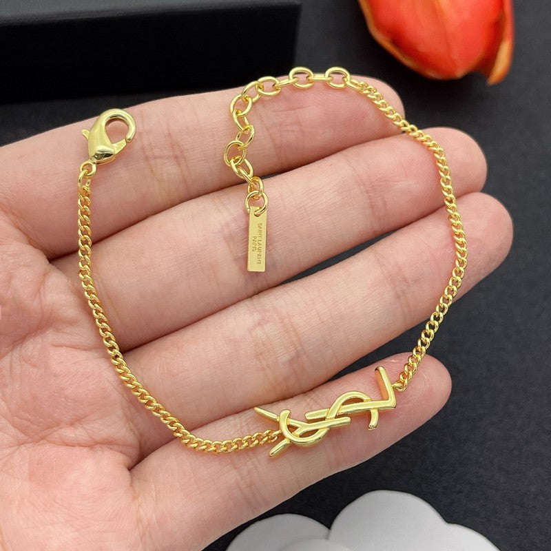 18K YSL Chain Bracelet