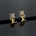 18K Louis Vuitton Iconic Diamond Earrings