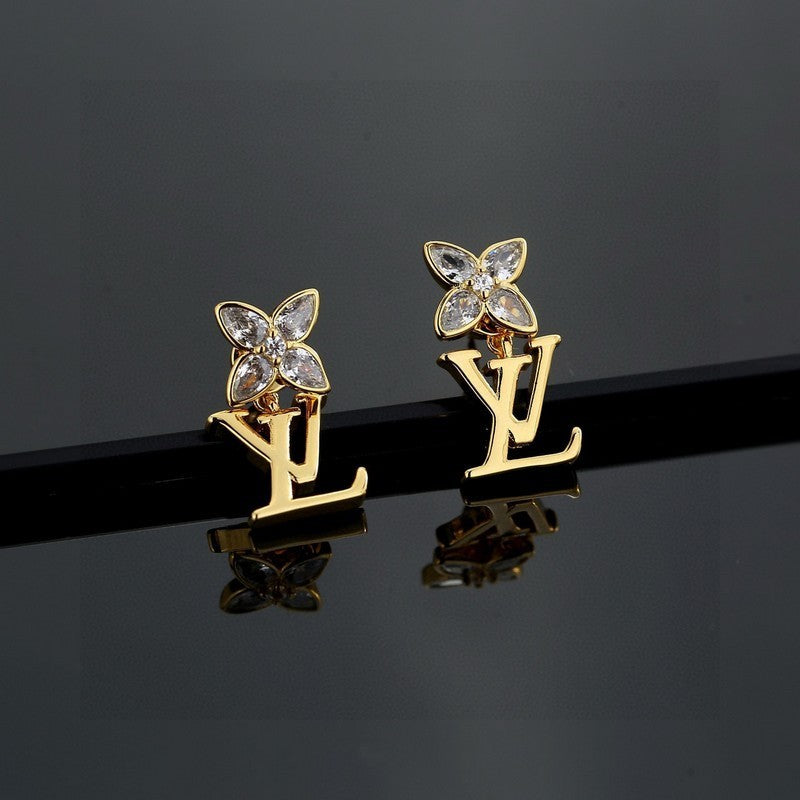 18K Louis Vuitton Iconic Diamond Earrings