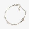18K Chanel 25B Heart Crystal Pearl Necklace