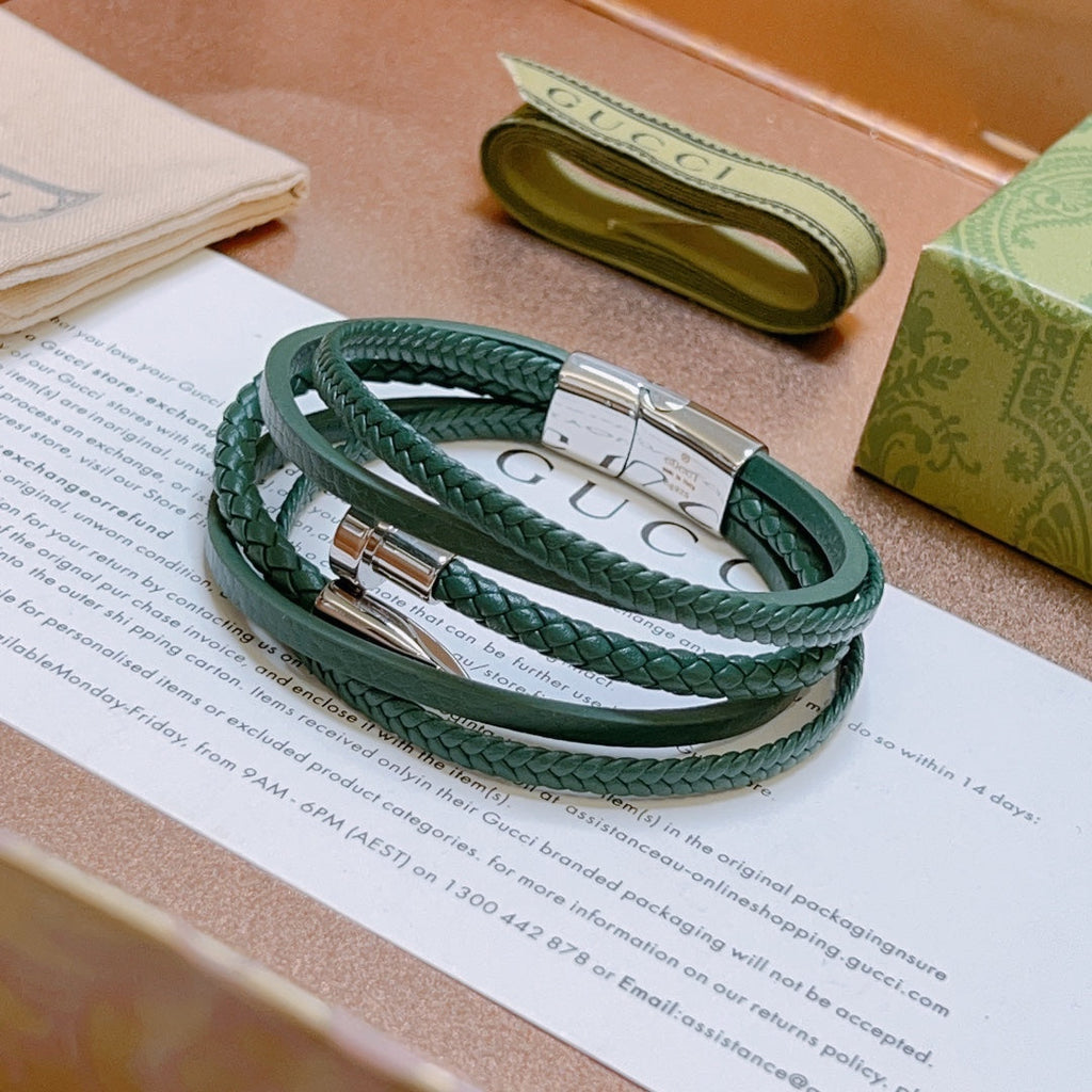 18K Gucci Anger Forrest Green Bracelet