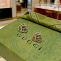 18K Gucci White Gold Earrings