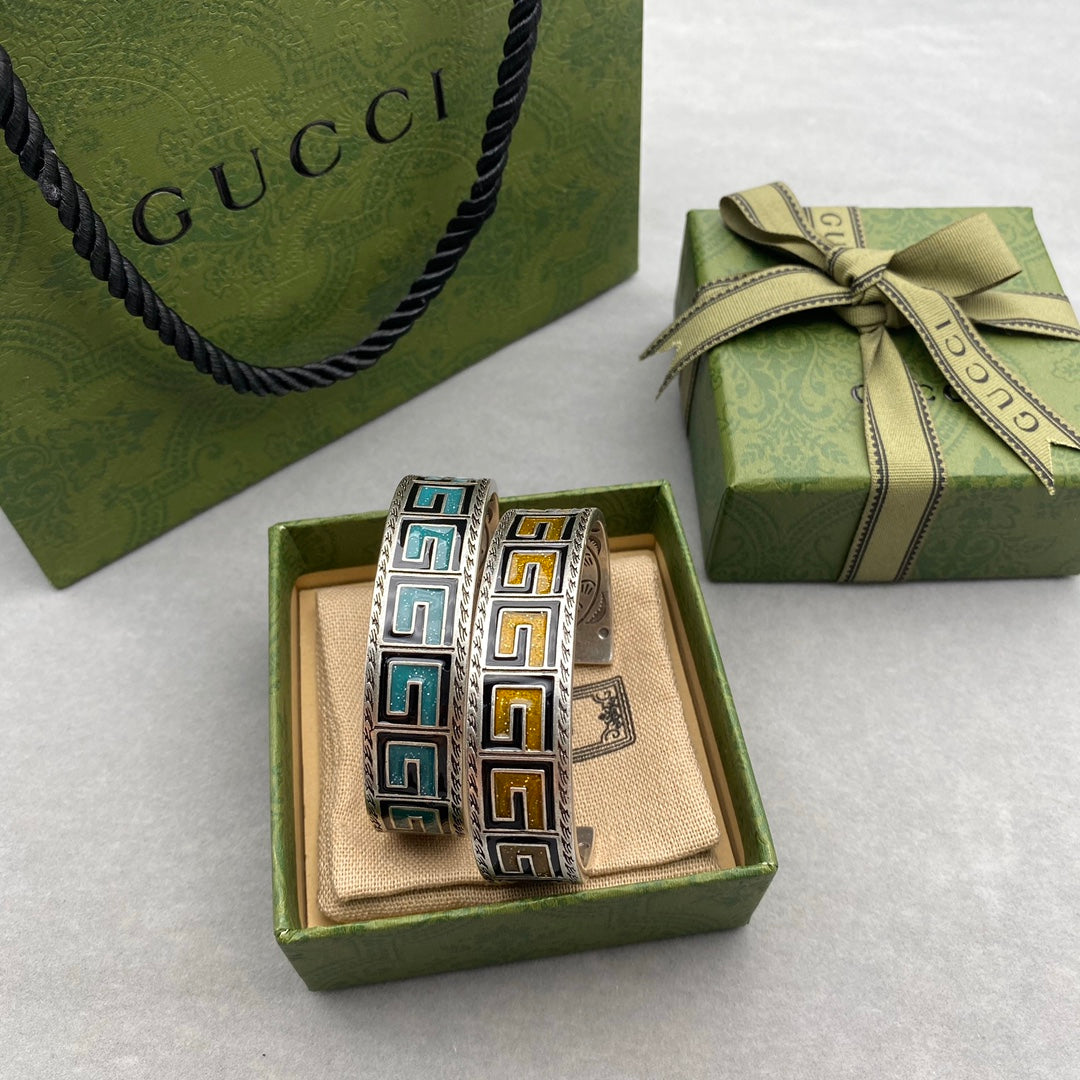 Gucci Cube Yellow Wide Bracelet