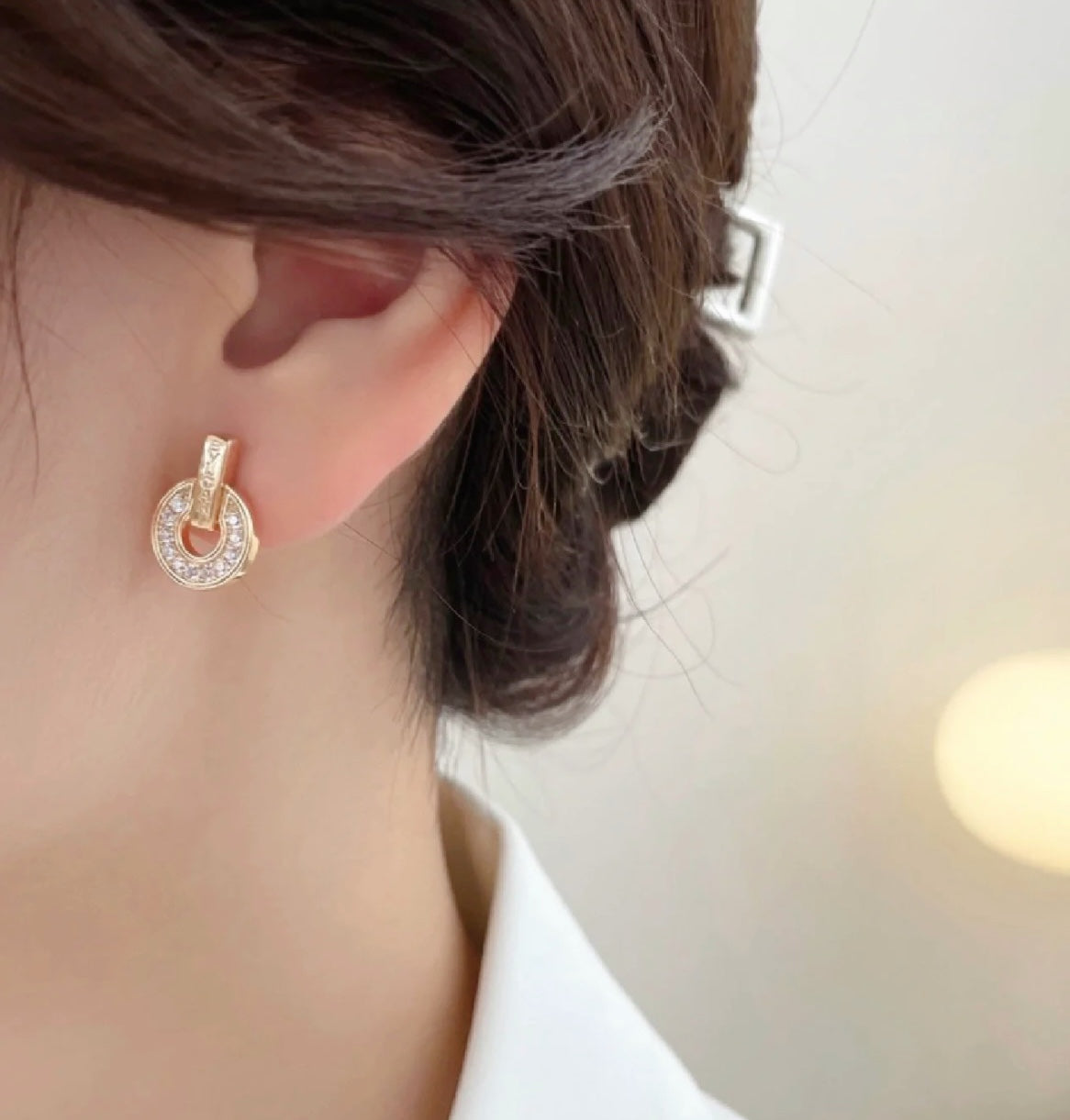 18K BVLGARI BV Rose Gold Earrings