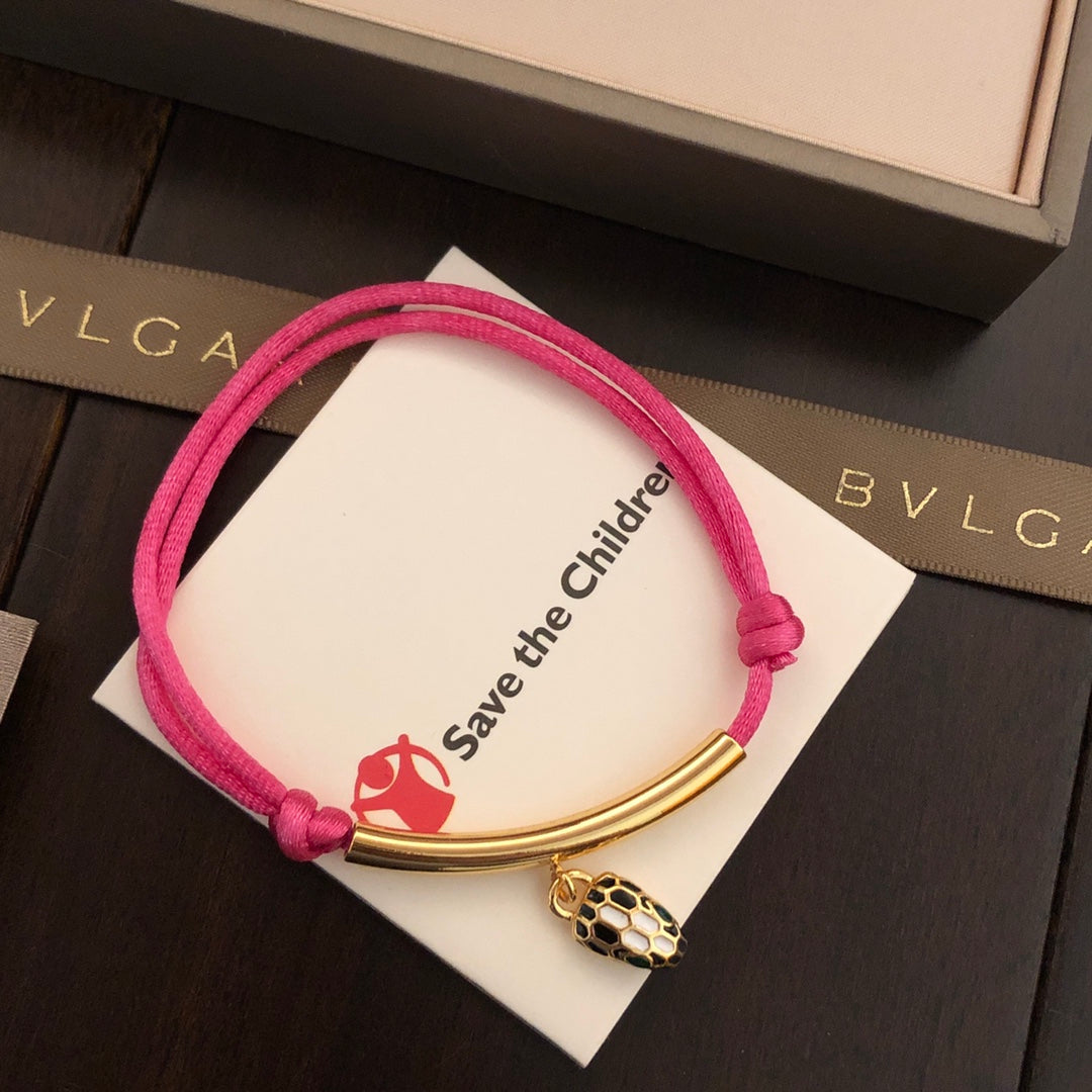 18K BVLGARI BV Serpenti Forever Pink Bracelet