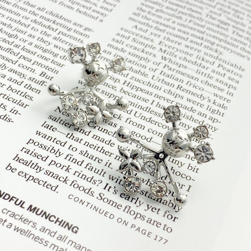 18K Louis Vuitton Diamond Earrings