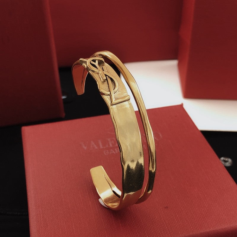 18K YSL Vintage Gold Bracelet