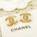 18K Chanel Gold Earrings