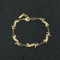 18K YSL Gold Chain Bracelet