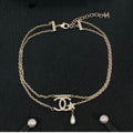 18K Chanel Star Pearl Necklace