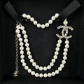 18K Chanel 25B Long Pearls Necklace