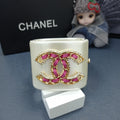 18K Chanel Pink Crystals Bracelet