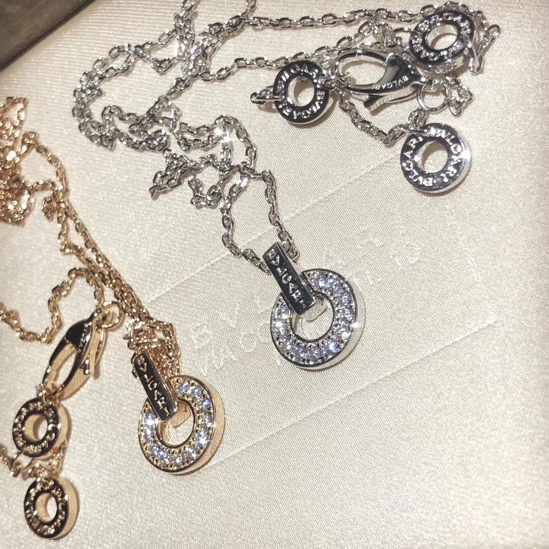 18K BVLGARI BV Diamonds Necklace