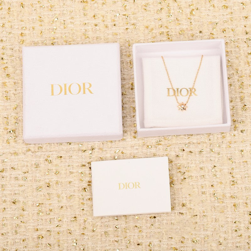 18K Dior Star Diamond Necklace