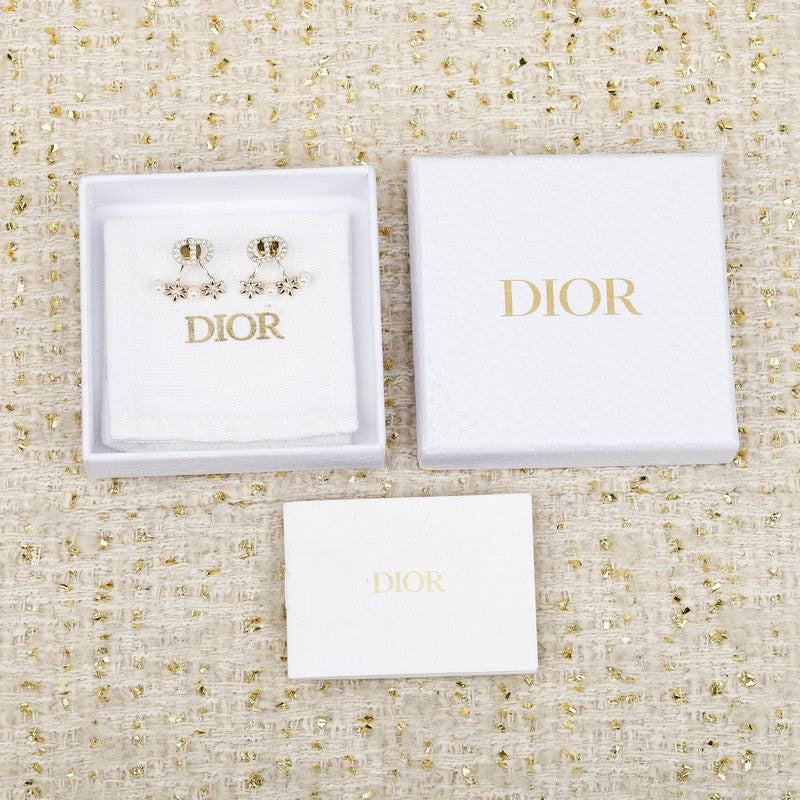 18K Dior Tribales Diamond Earrings