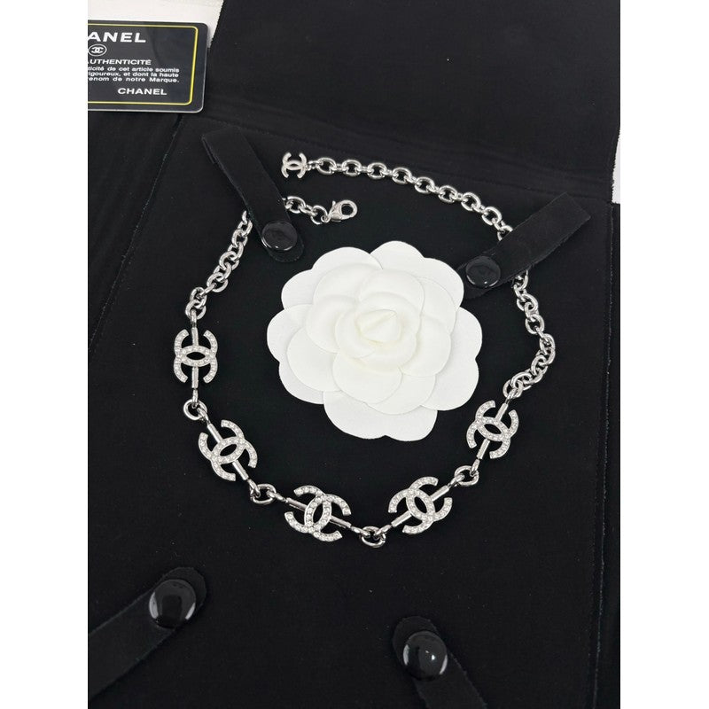 18K Chanel Gold Diamond Necklace