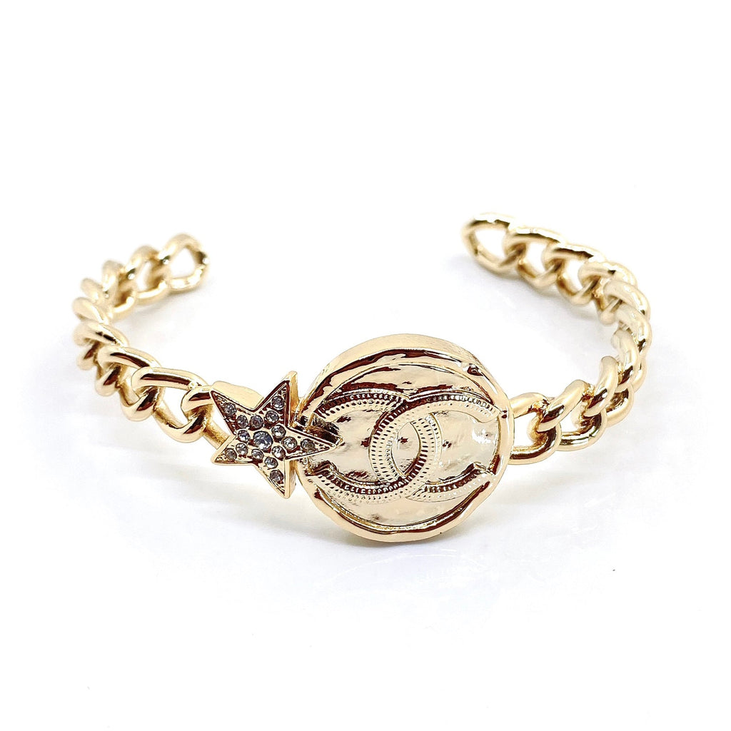 18K Chanel Open Bracelet