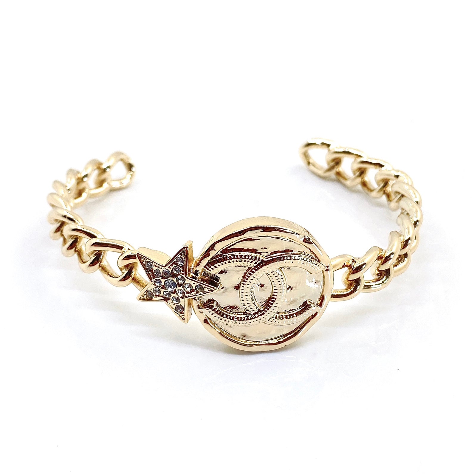 18K Chanel Open Bracelet