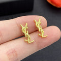 18K YSL Gold Earrings