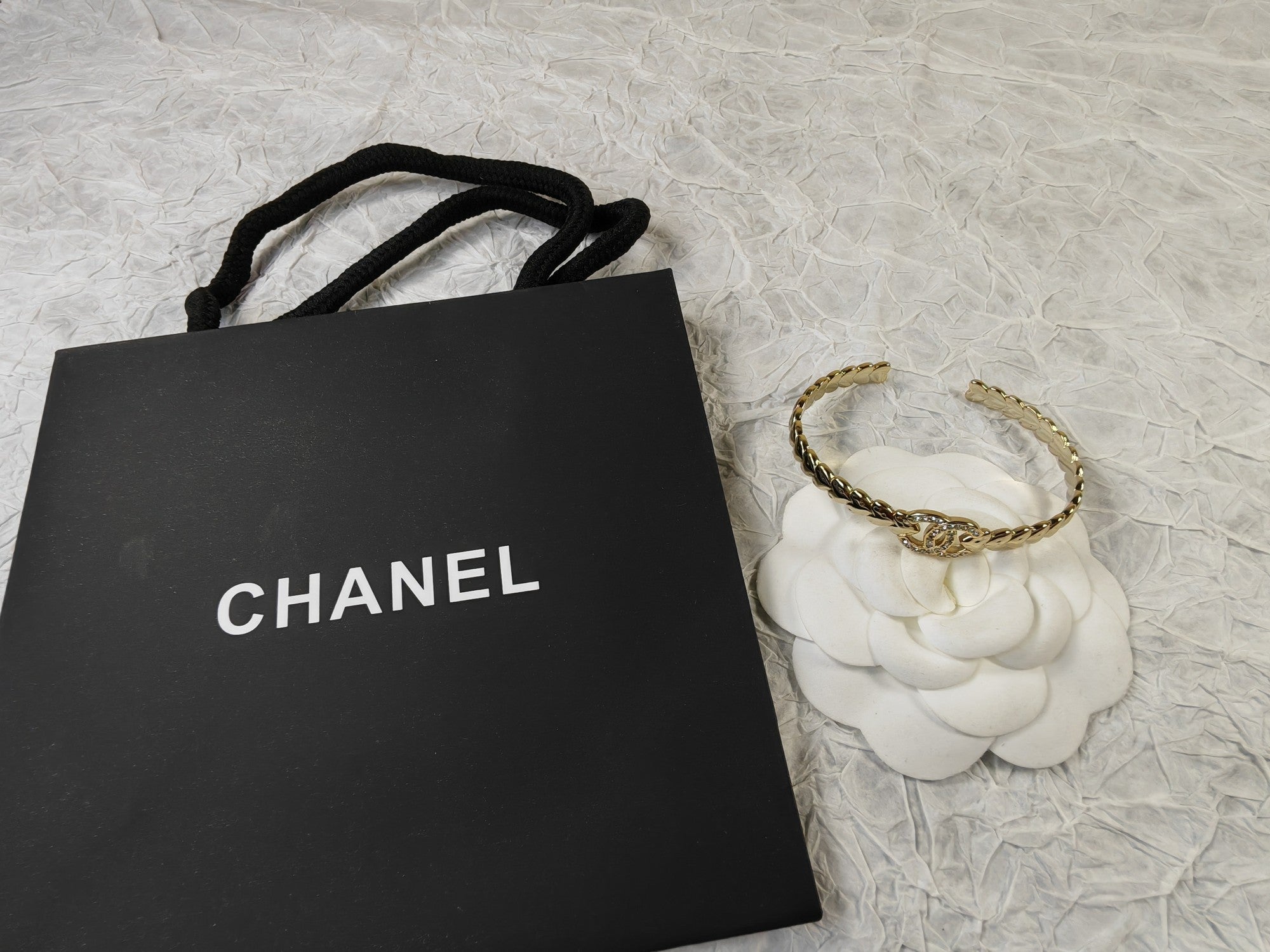 18K Chanel Diamonds Cuff Bracelet