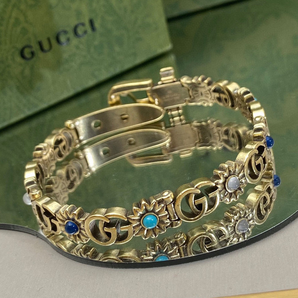 18K Gucci Flowers Bracelet