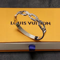 18K Louis Vuitton White Gold Bracelet