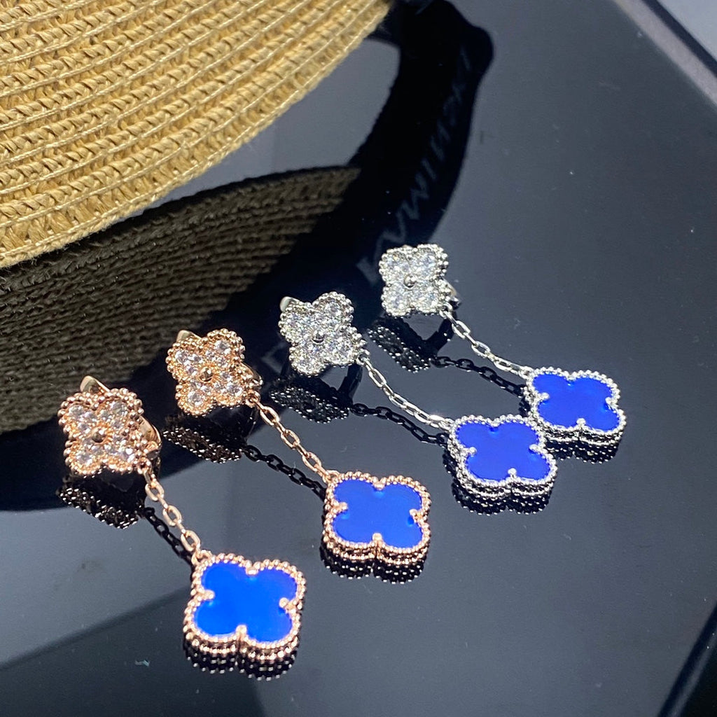 18K Van Cleef & Arpels Magic Alhambra Earclips Earrings