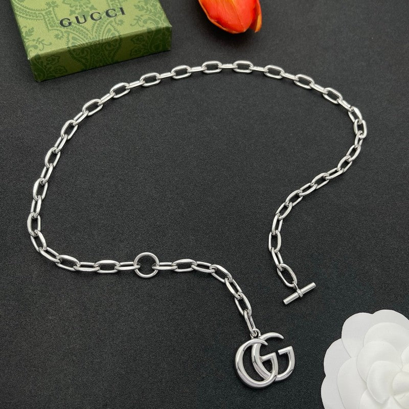 18K Gucci Big Gold Chain Necklace