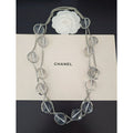 18K Chanel Crystal Bead Long Necklace