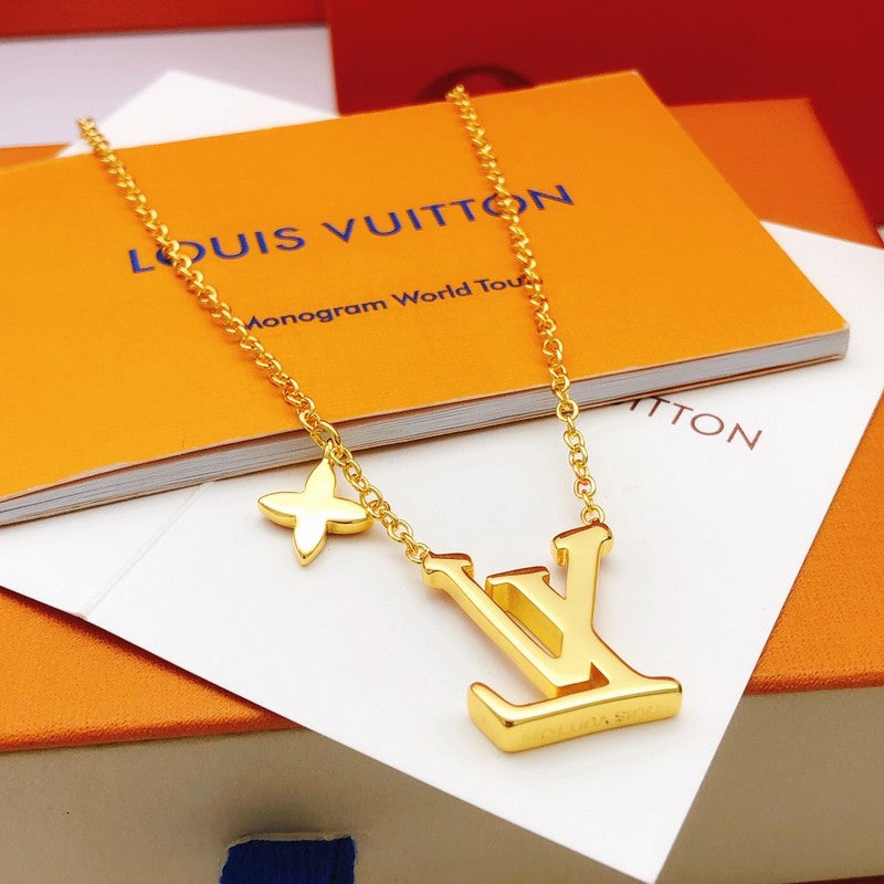 18K Louis Vuitton Iconic Red Logo Necklace