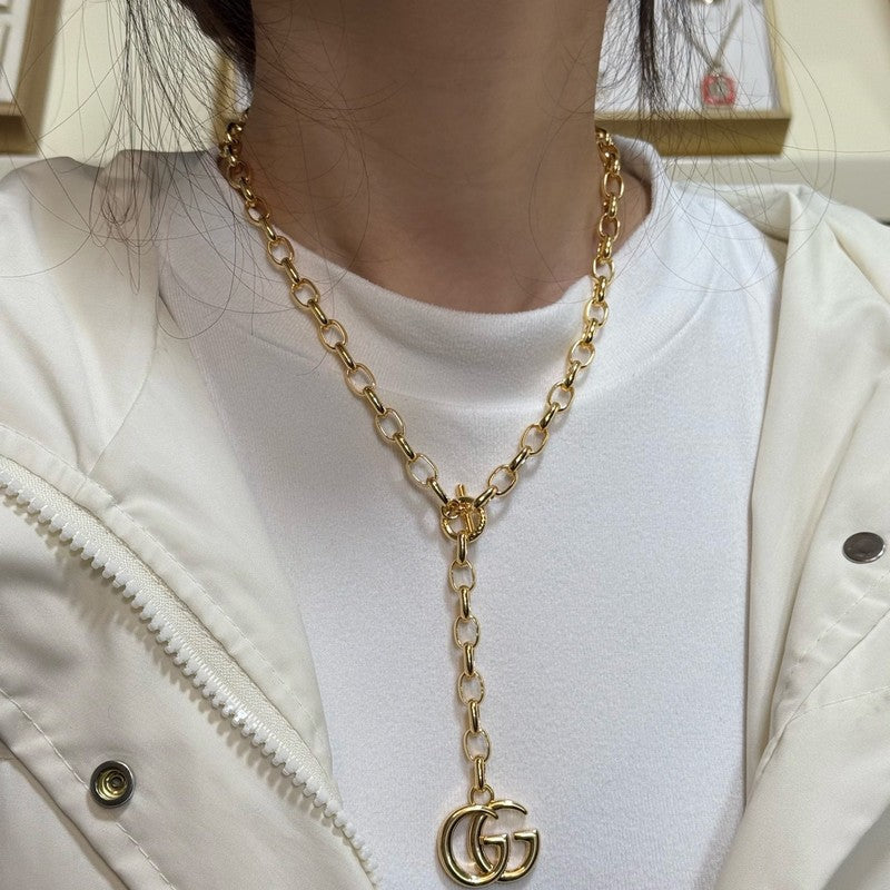18K Gucci Gold Chain Necklace