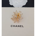 18K Chanel Sun Flower Diamond Brooch