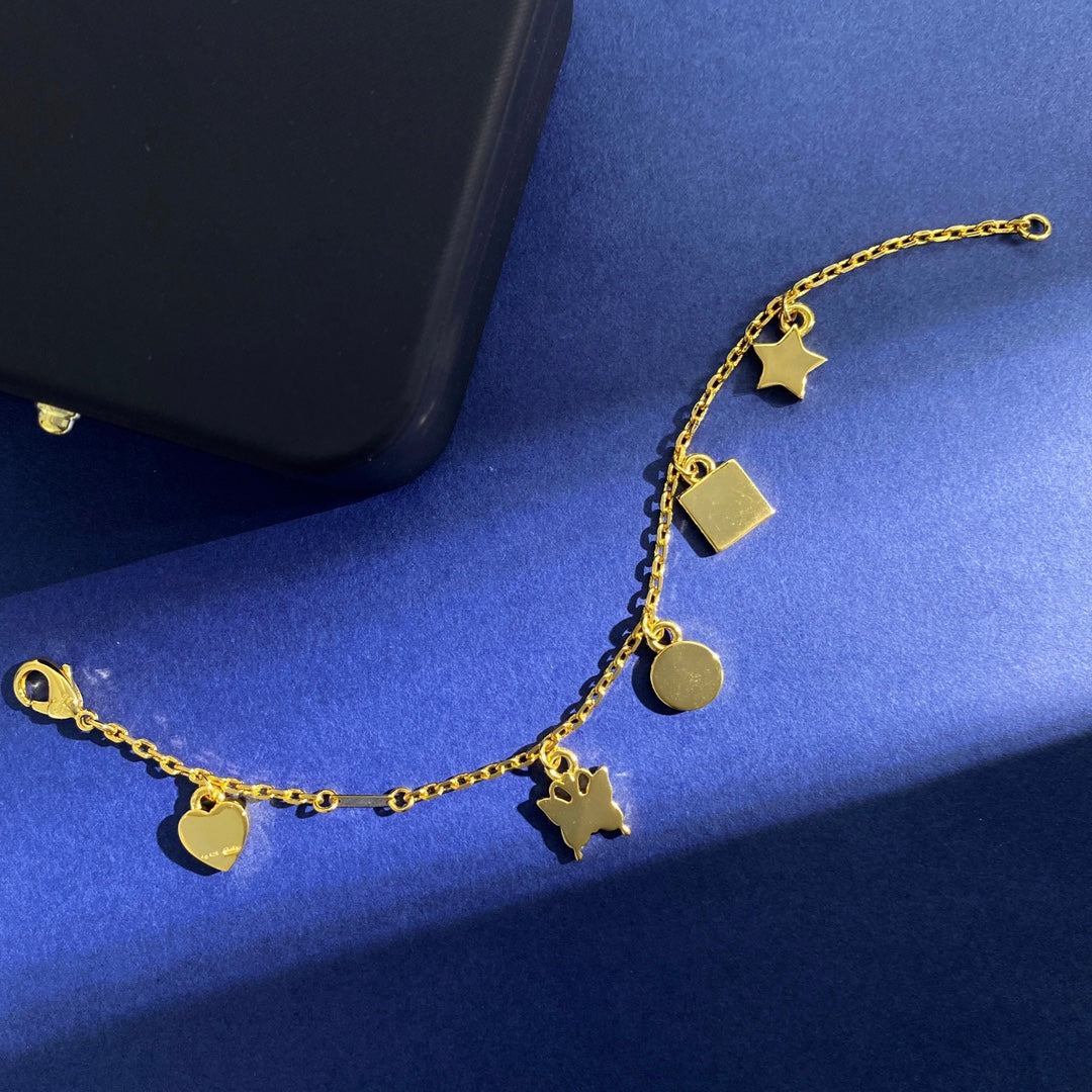 18K Gucci Letter Bracelet