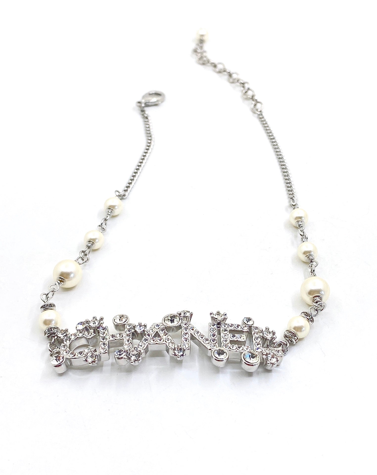 18K Chanel Crystals Necklace
