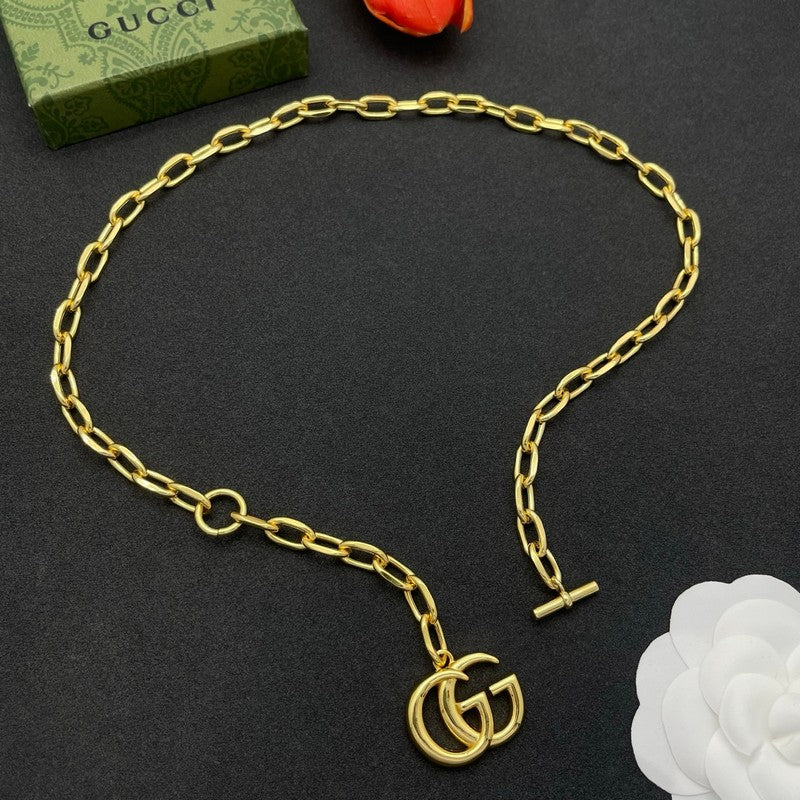 18K Gucci Big Gold Chain Necklace
