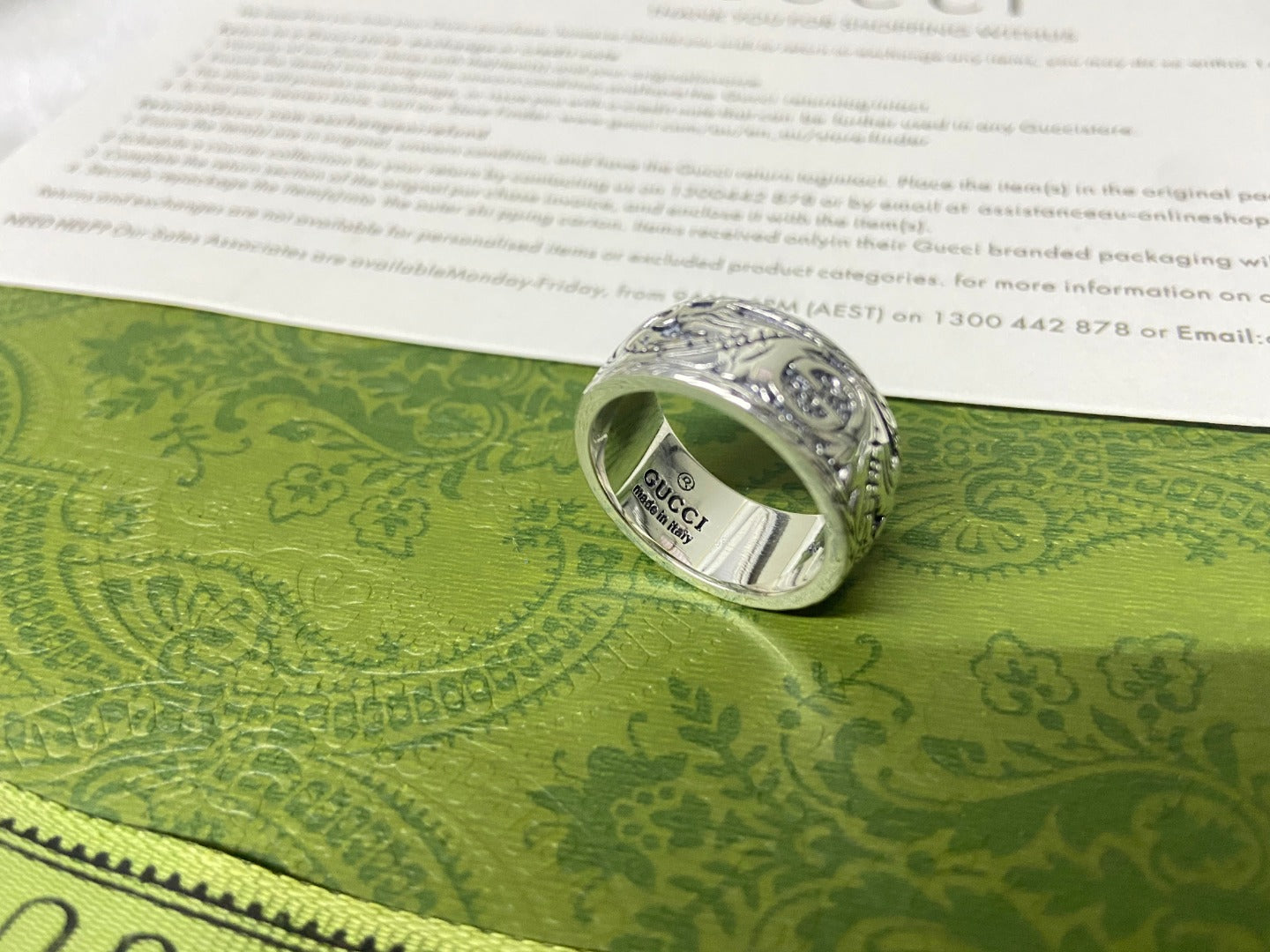 Gucci Feline Head Ring