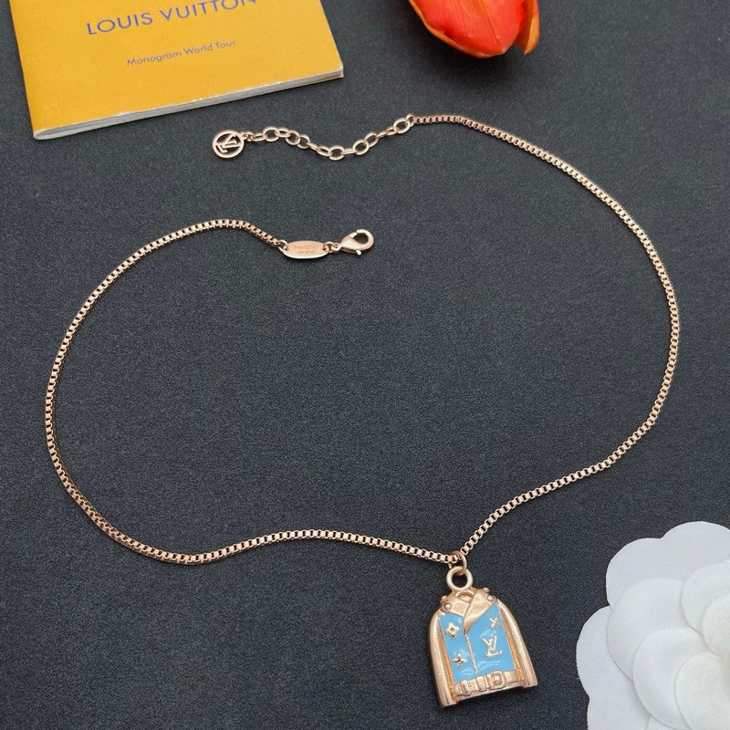 18K Louis Vuitton Dress Gold Necklace