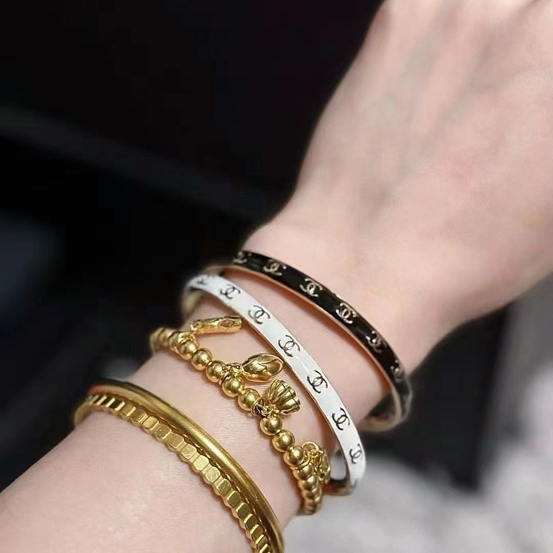 18K Chanel Open Cuff Bracelet