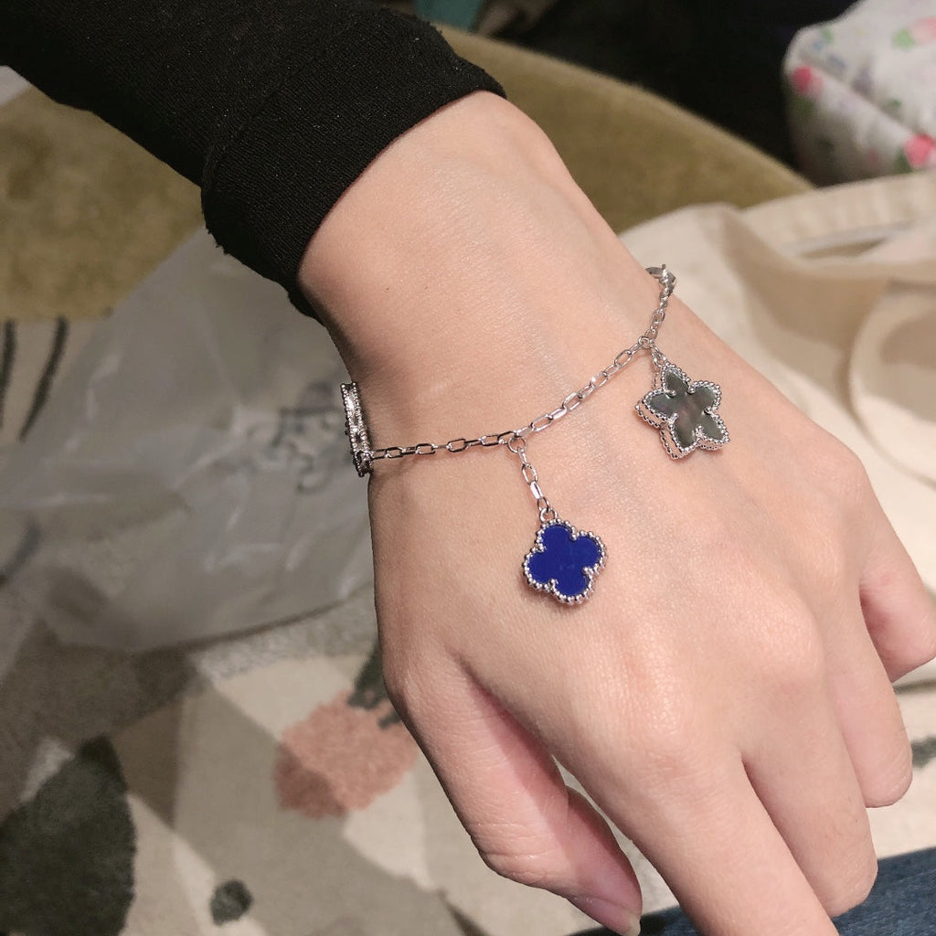 18K Van Cleef & Arpels Sweet Alhambra Four Motifs Bracelet