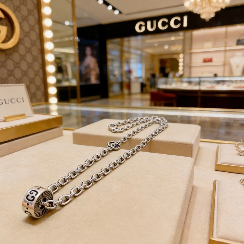 Gucci Circle Pendant Necklaces