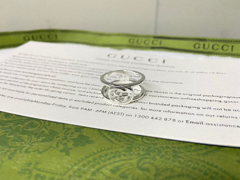 Gucci Interlocking G Wide Open Ring